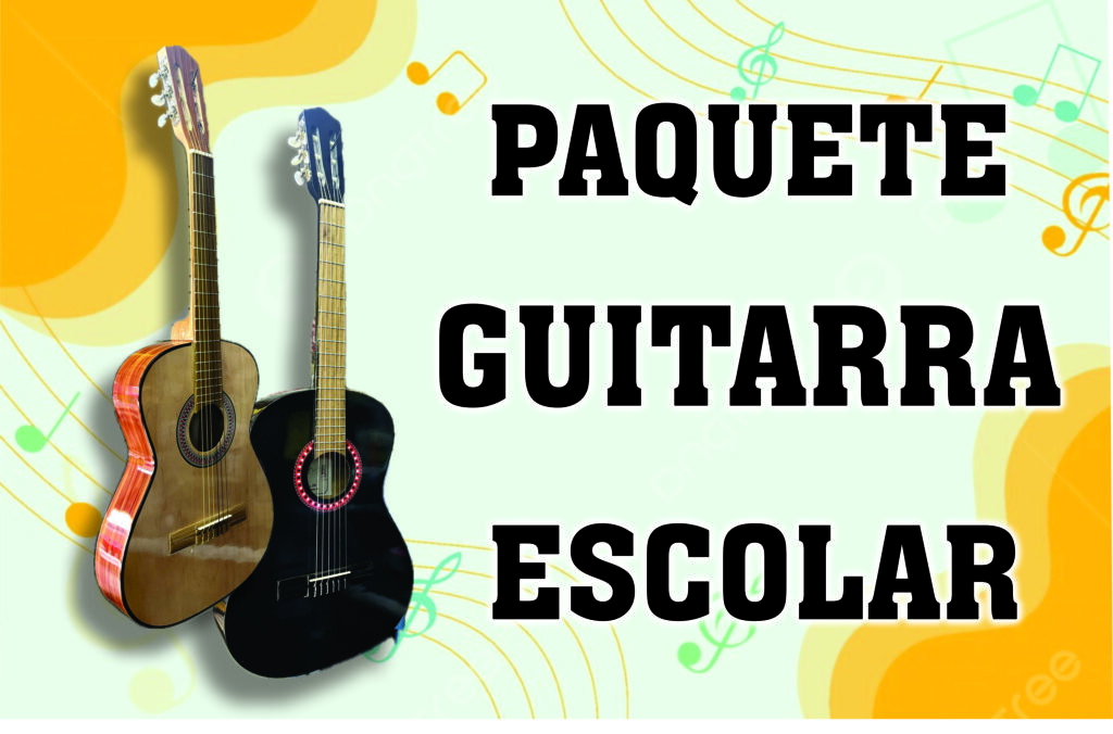 PAQUETE GUITARRA ESCOLAR